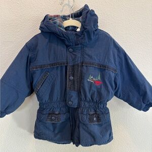 Vintage OshKosh Kids Navy Blue Jacket